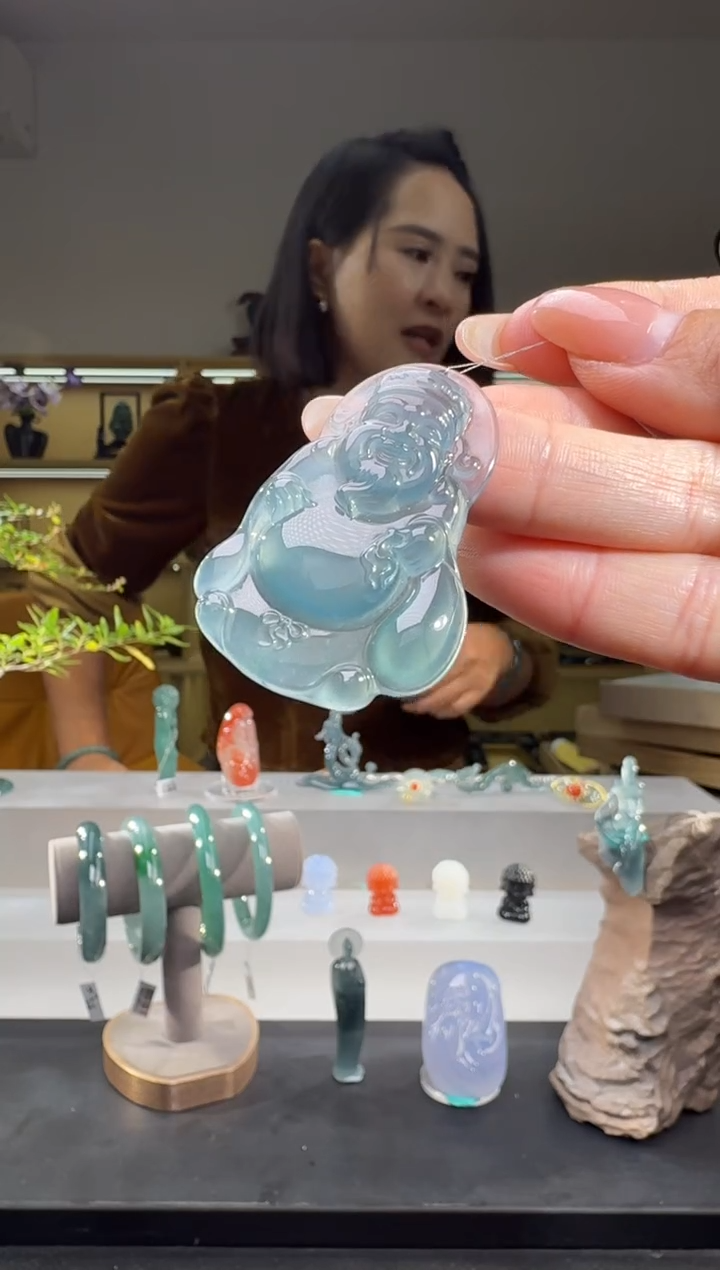 吊坠(不含链)未镶嵌翡翠财神