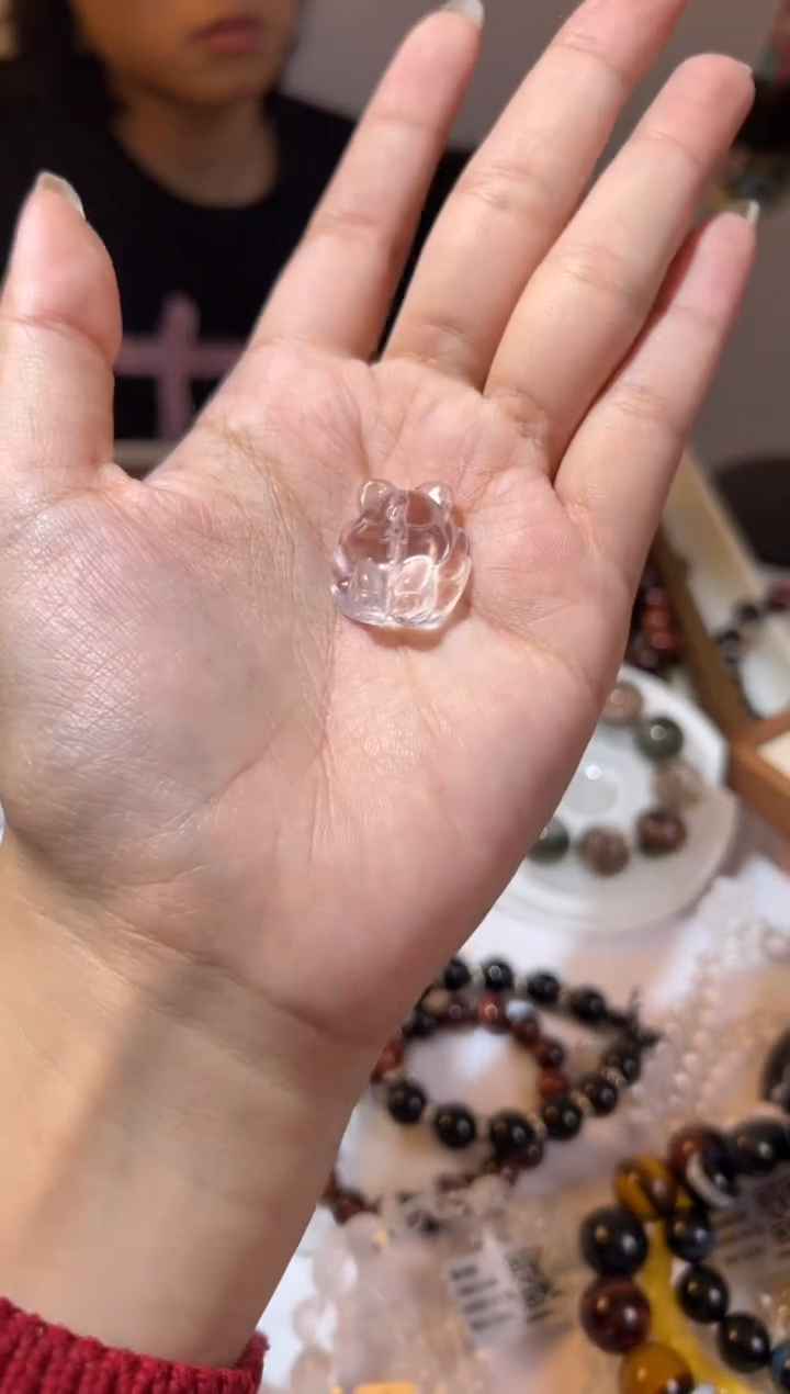 【闪购商品】紫晶吊坠(不含链)未镶嵌淡紫狐狸