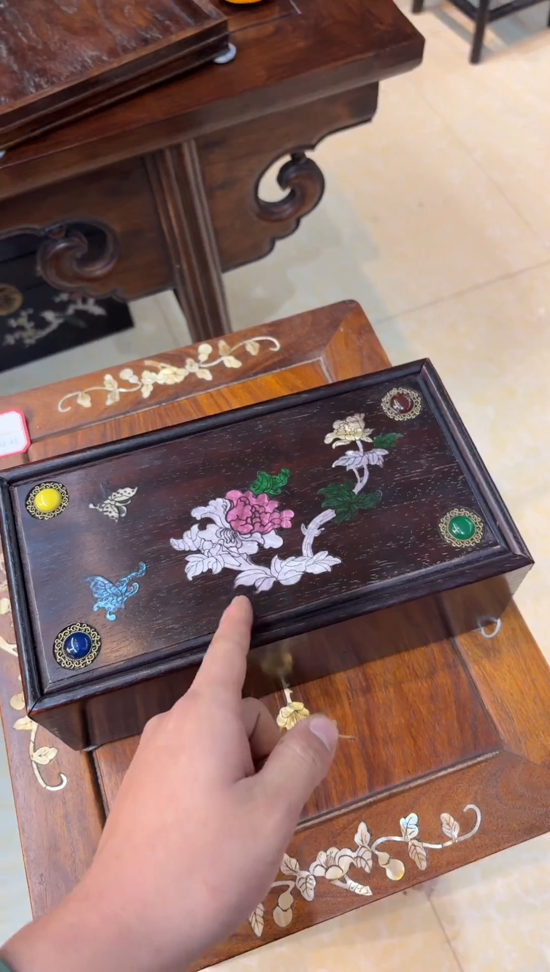 小叶紫檀首饰盒木木