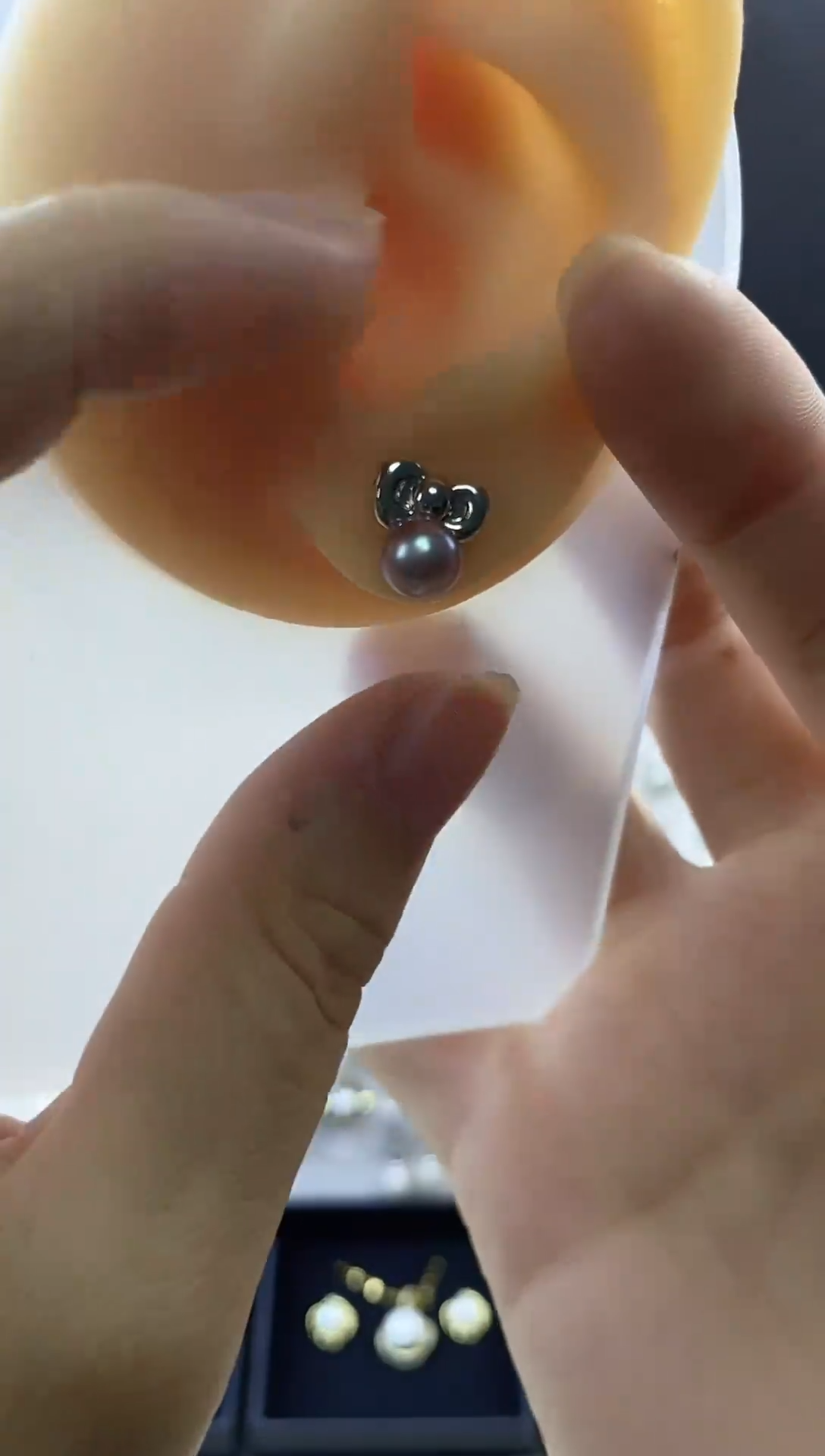 合金耳饰淡水珍珠28