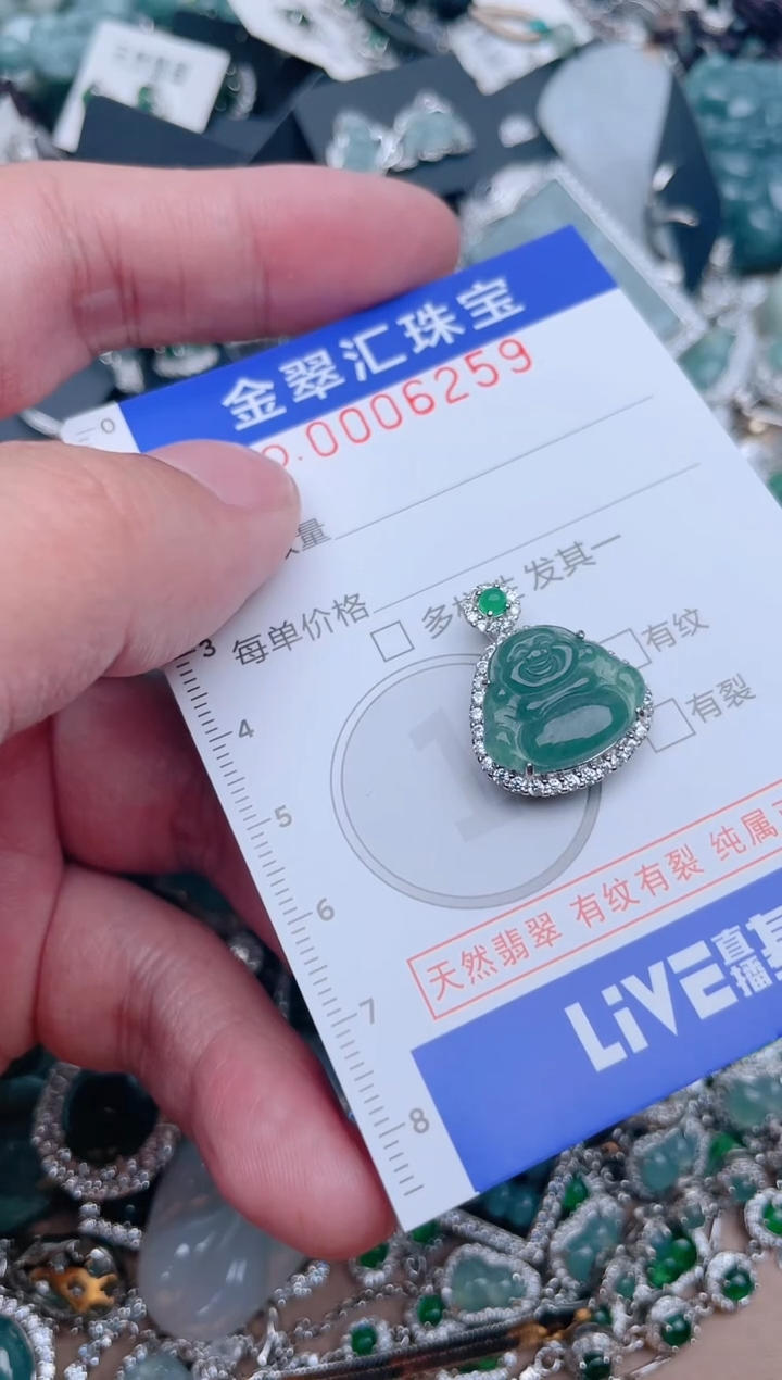 【闪购商品】翡翠颈饰未镶嵌6259....