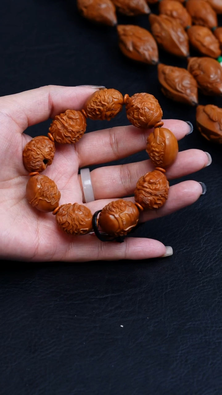 【闪购商品】橄榄核手串/手链20钟馗纳福头像款