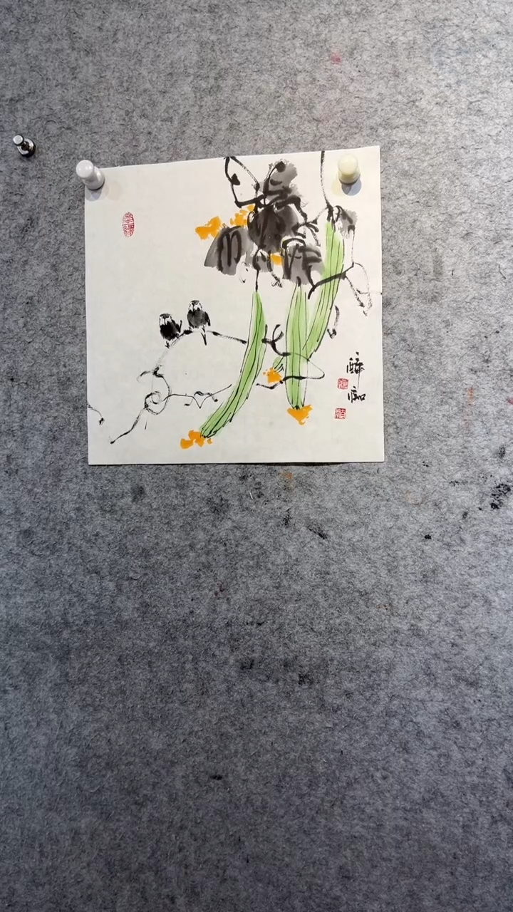 【闪购商品】国画张自学水墨画45