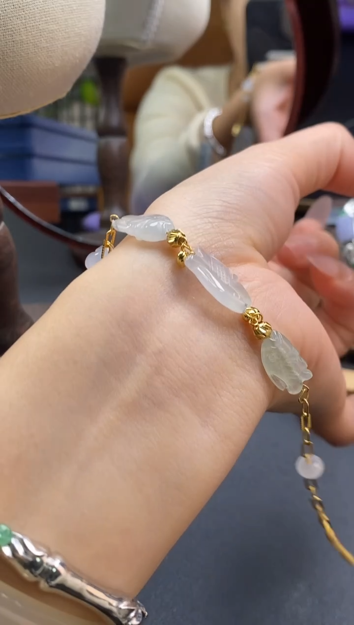 颈饰银S925镶嵌翡翠12658