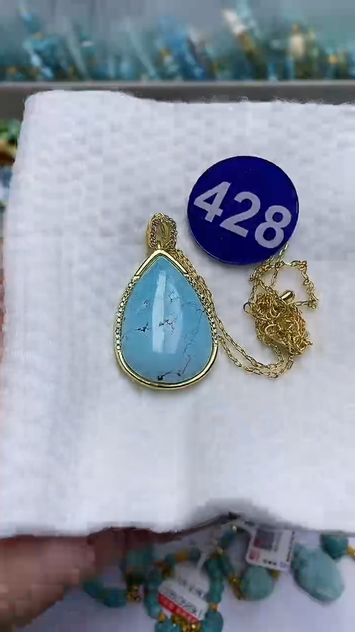 【闪购商品】绿松石项链合金428项链