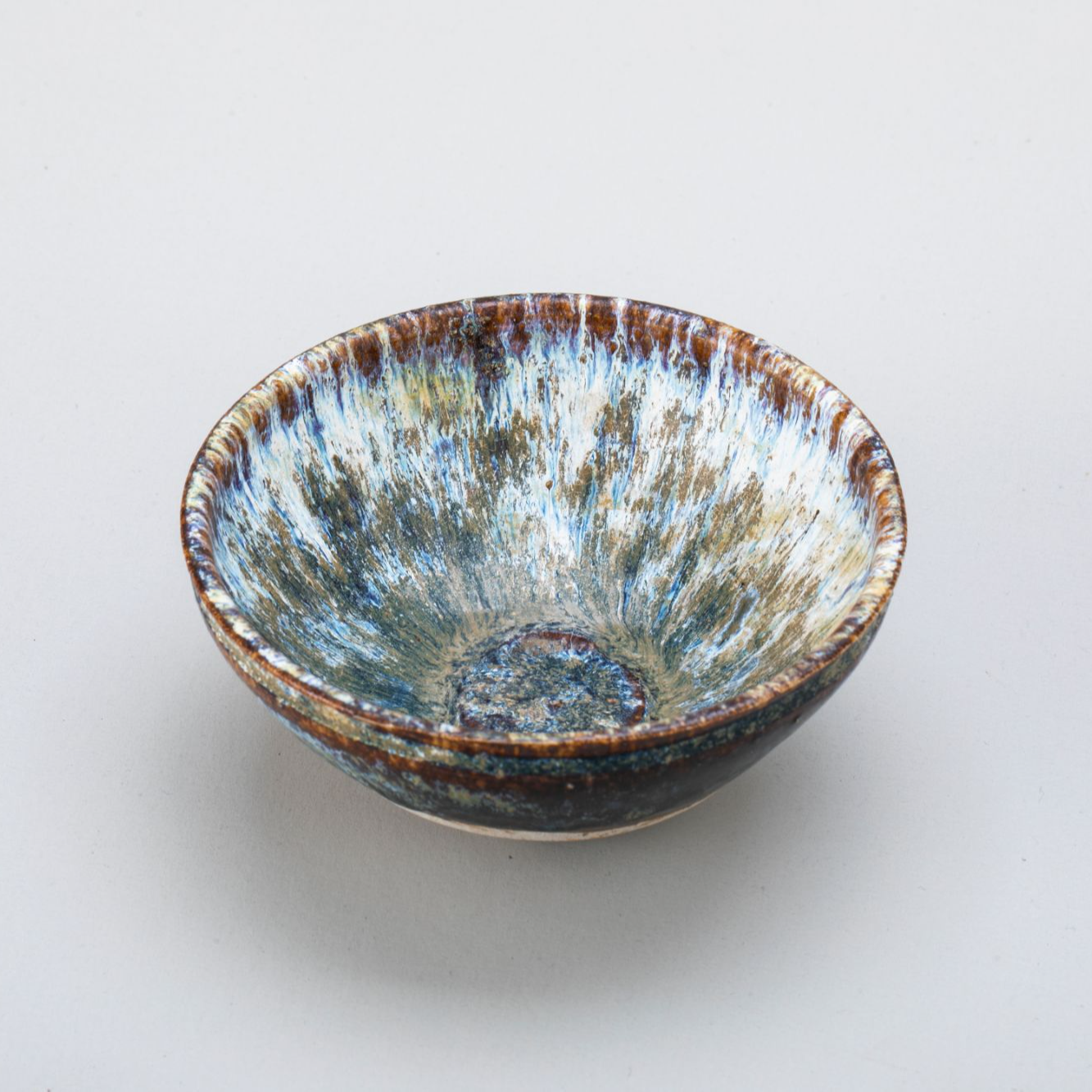 【拍卖】15、吉州窑窑变釉束口盏