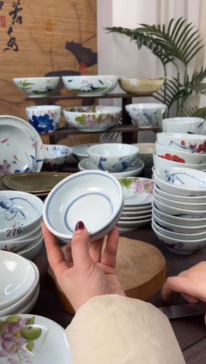 明舟微瑕福利双线4.5寸矮碗（单只装）