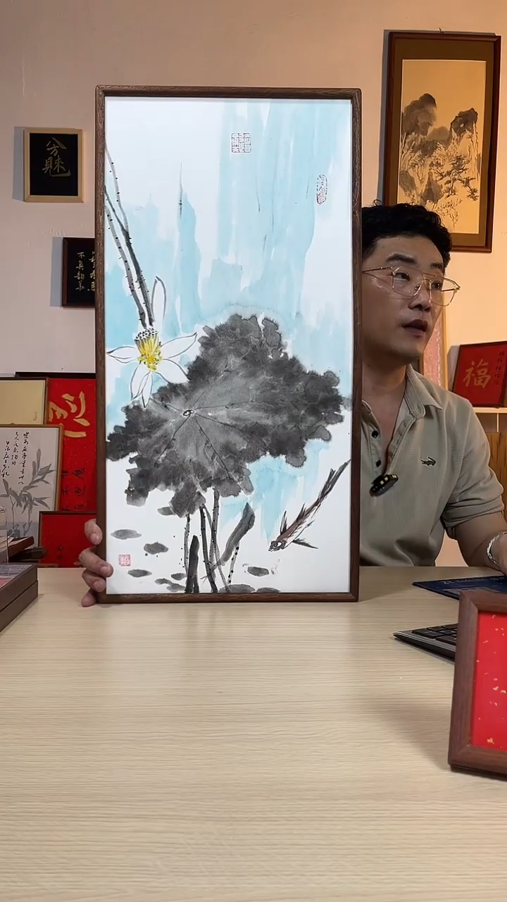 书法手写手绘摆台挂件