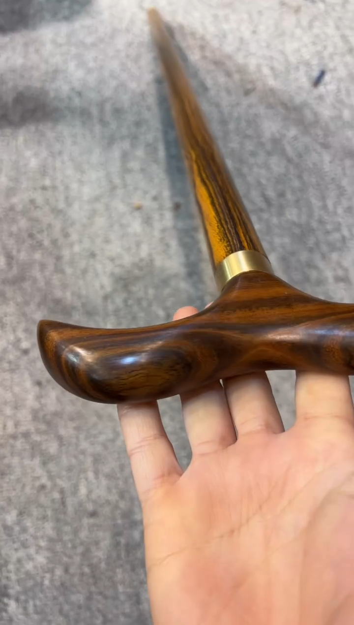 花梨木类单****睛花梨木 拐杖 红木家居 