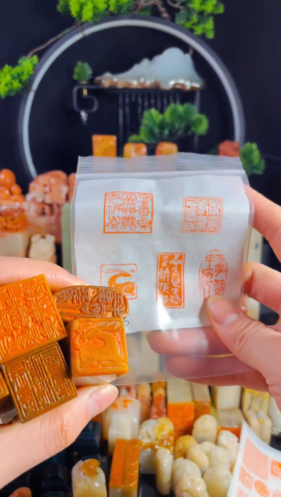 【闪购商品】巴林石印石手工篆刻《五方组合装》