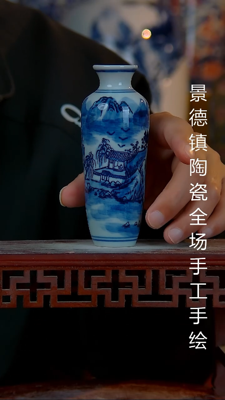 摆件景德镇陶瓷 全场手工手绘