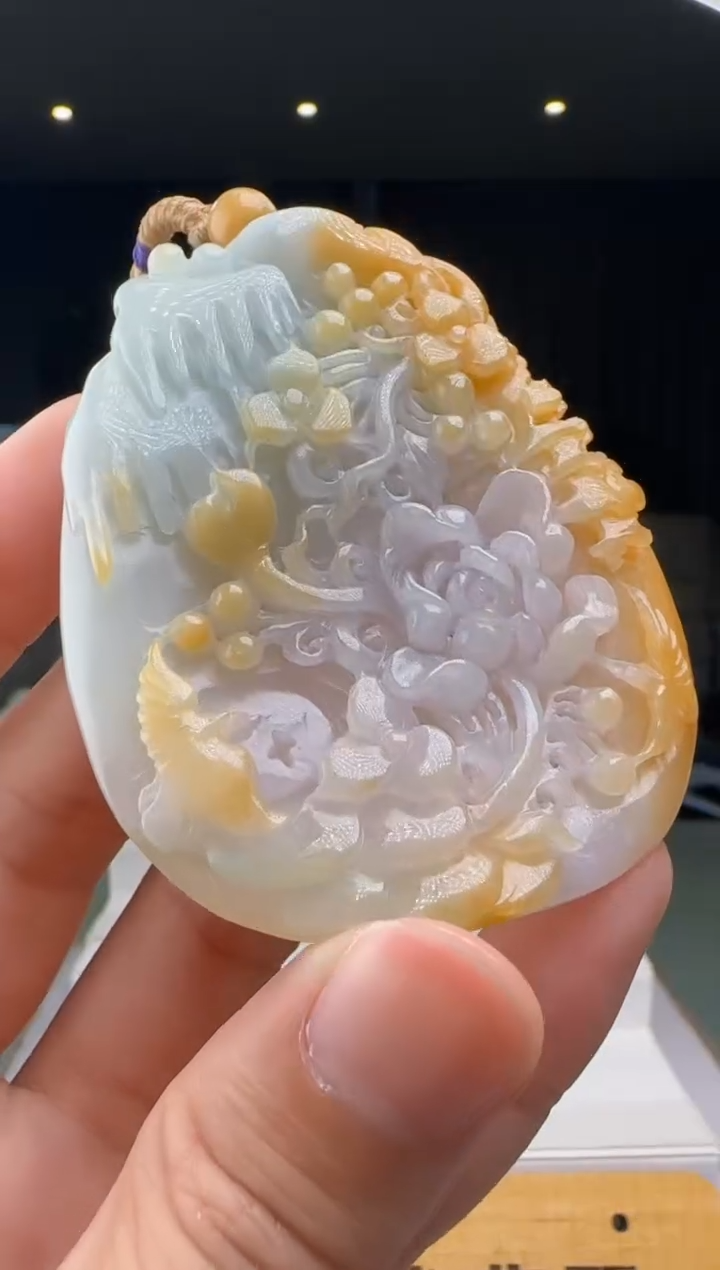 【闪购商品】翡翠吊坠(不含链)未镶嵌XM@@960Q3J14450