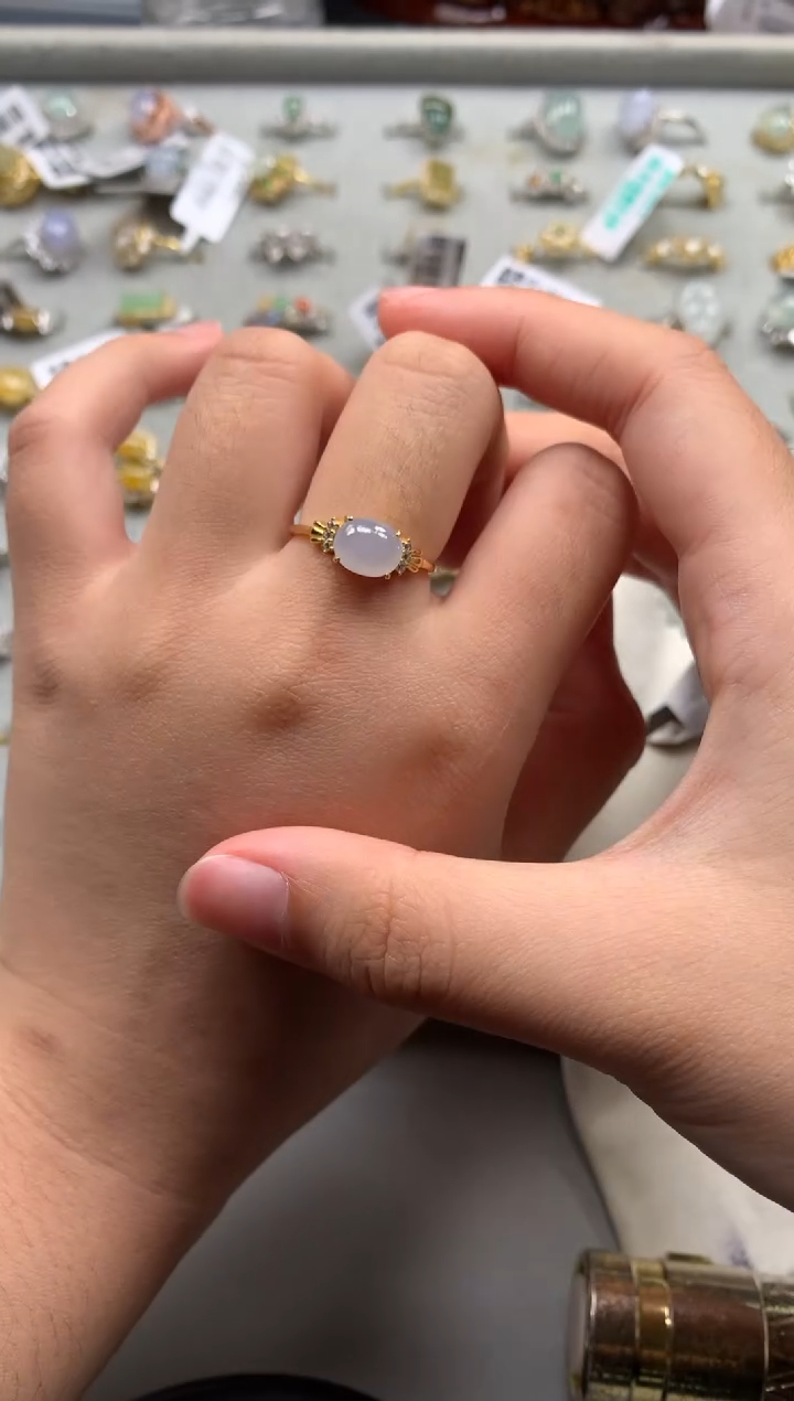 银S925镶嵌戒指翡翠27