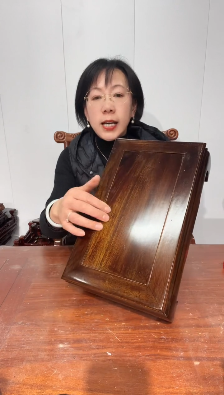 木用****国瑕疵处理非花长方底座33*20*10黑色