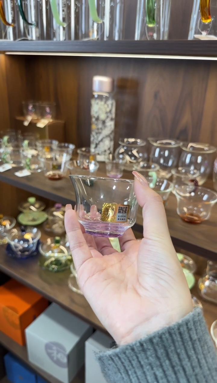 禾器 清杯浅紫色