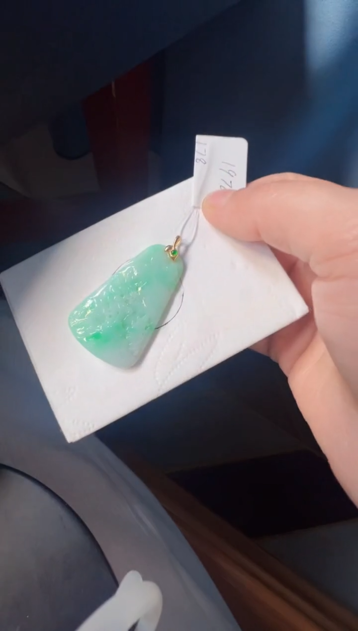 【闪购商品】定制翡翠18K金镶嵌168元