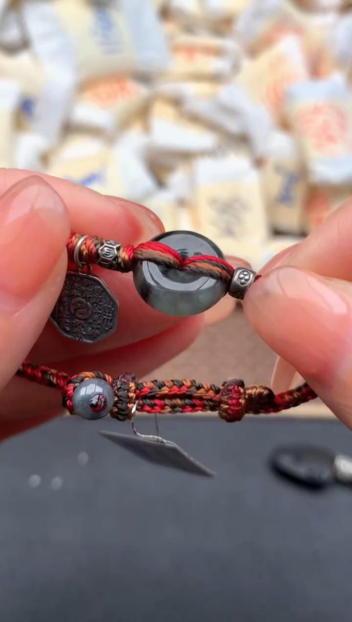 银S925镶嵌挂件翡翠一