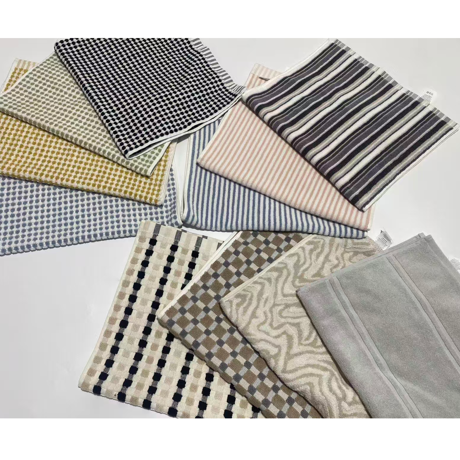 家居 多花色浴巾毛巾【No退换】