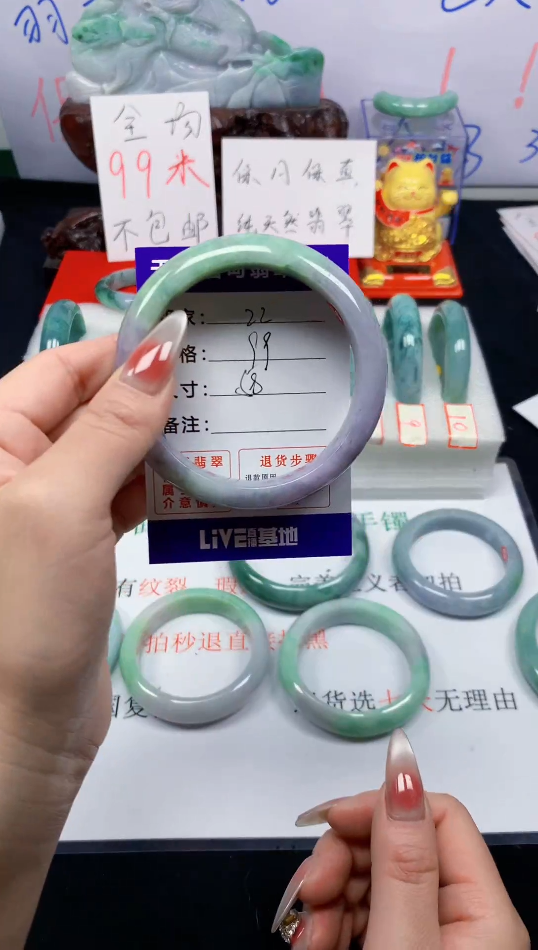 未镶嵌手镯翡翠22