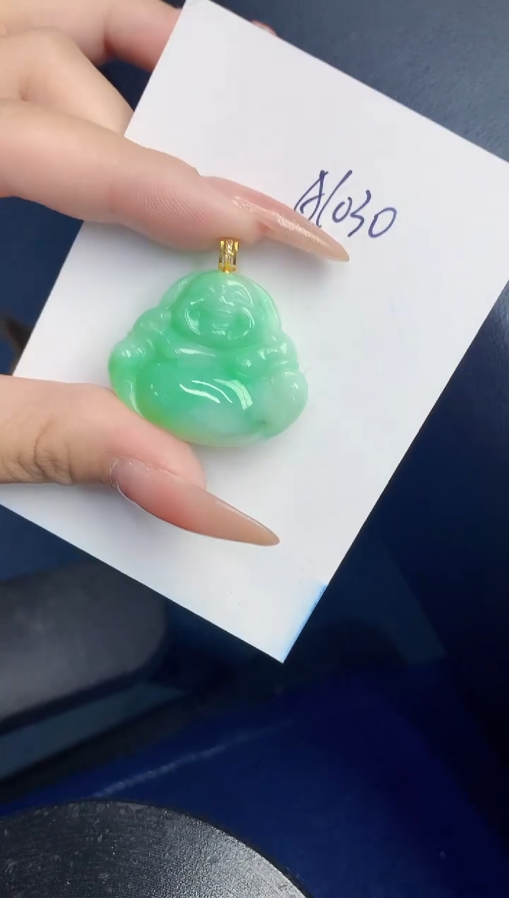 【闪购商品】翡翠颈饰18K金镶嵌000000000