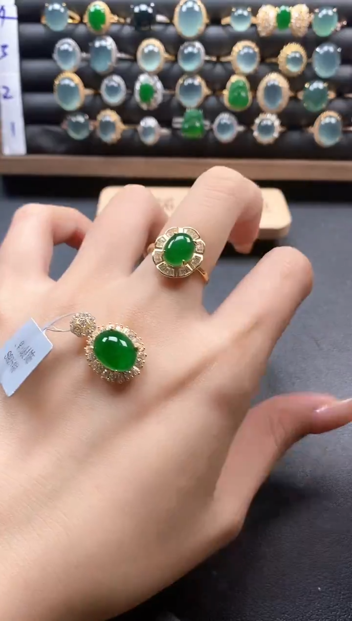 未镶嵌戒指翡翠51511