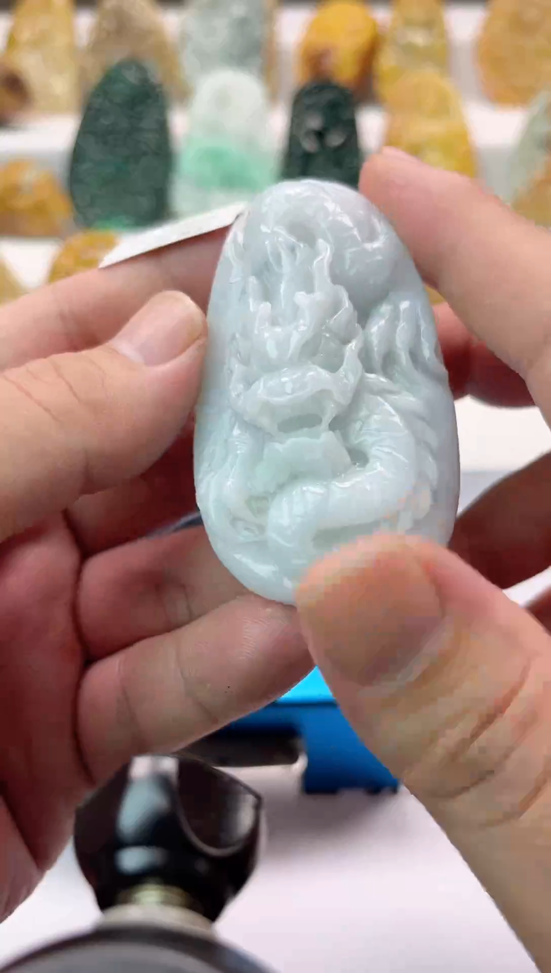 【闪购商品】翡翠颈饰未镶嵌龙牌