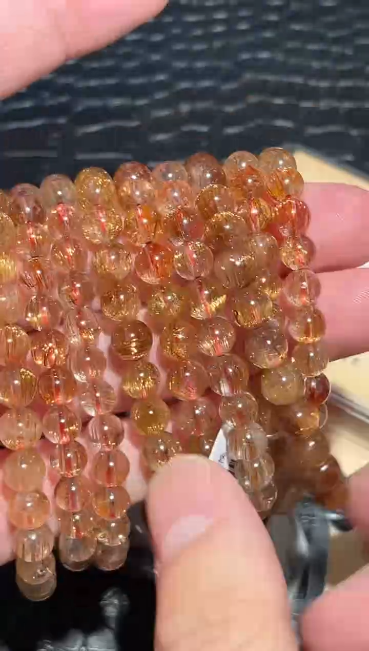 【闪购商品】水晶手链未镶嵌单圈发晶A6（多样性发其一）