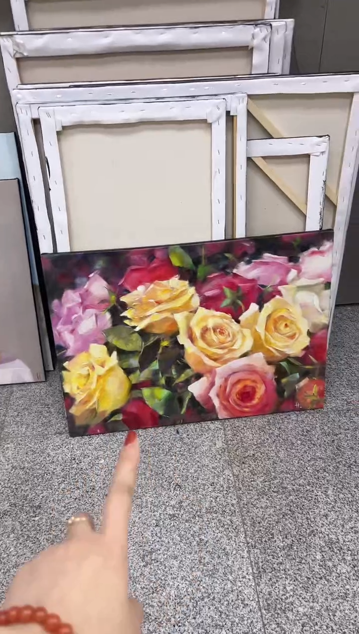 【闪购商品】俄罗斯油画（花卉）50*70内