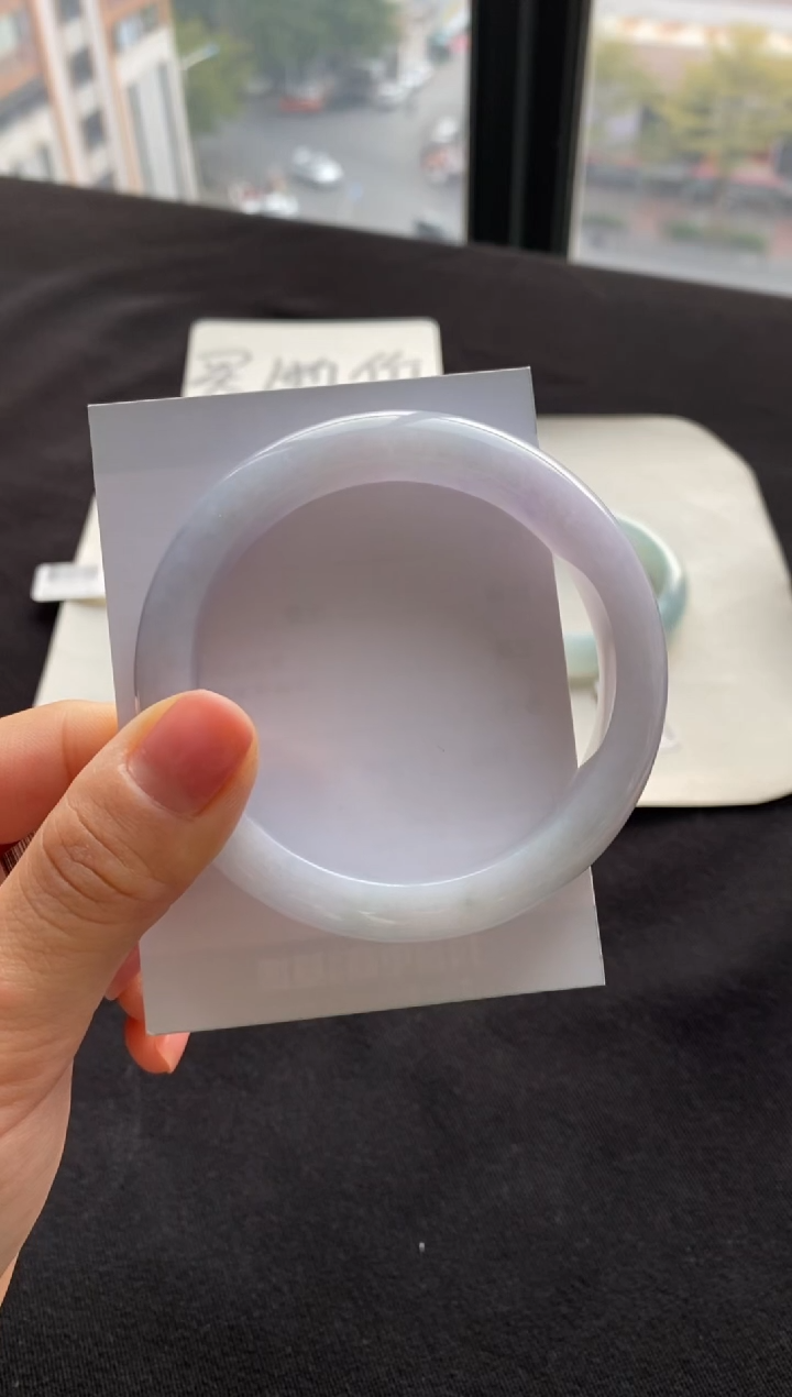 【闪购商品】翡翠手镯未镶嵌57正圈--不退不换