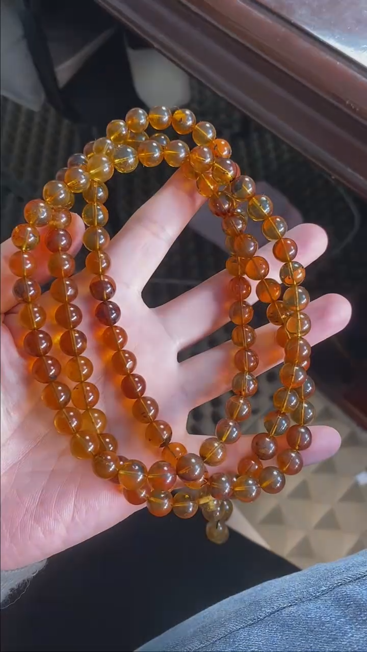 【闪购商品】定制琥珀未镶嵌13769号