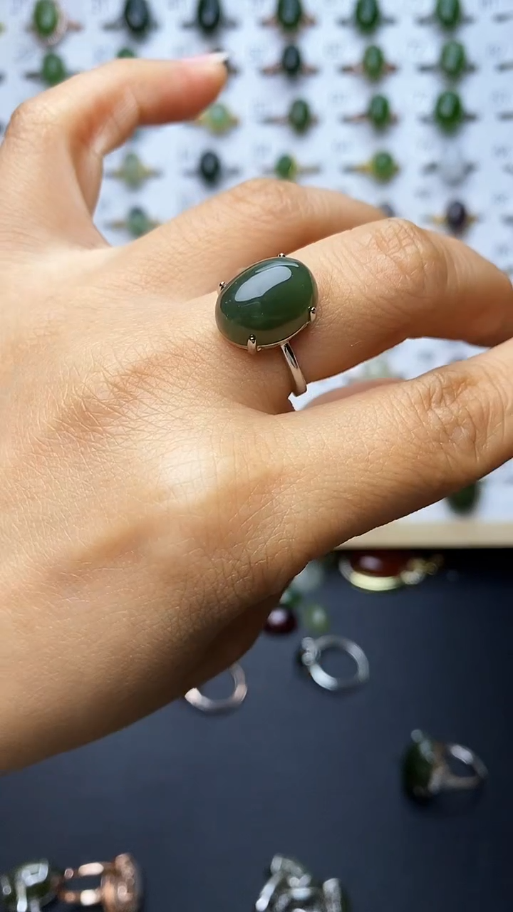 【闪购商品】和田玉戒指未镶嵌1