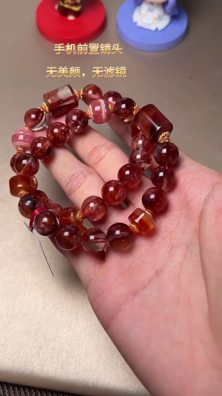 【闪购商品】水晶J手串未镶嵌胶花DIY多样式随机发一