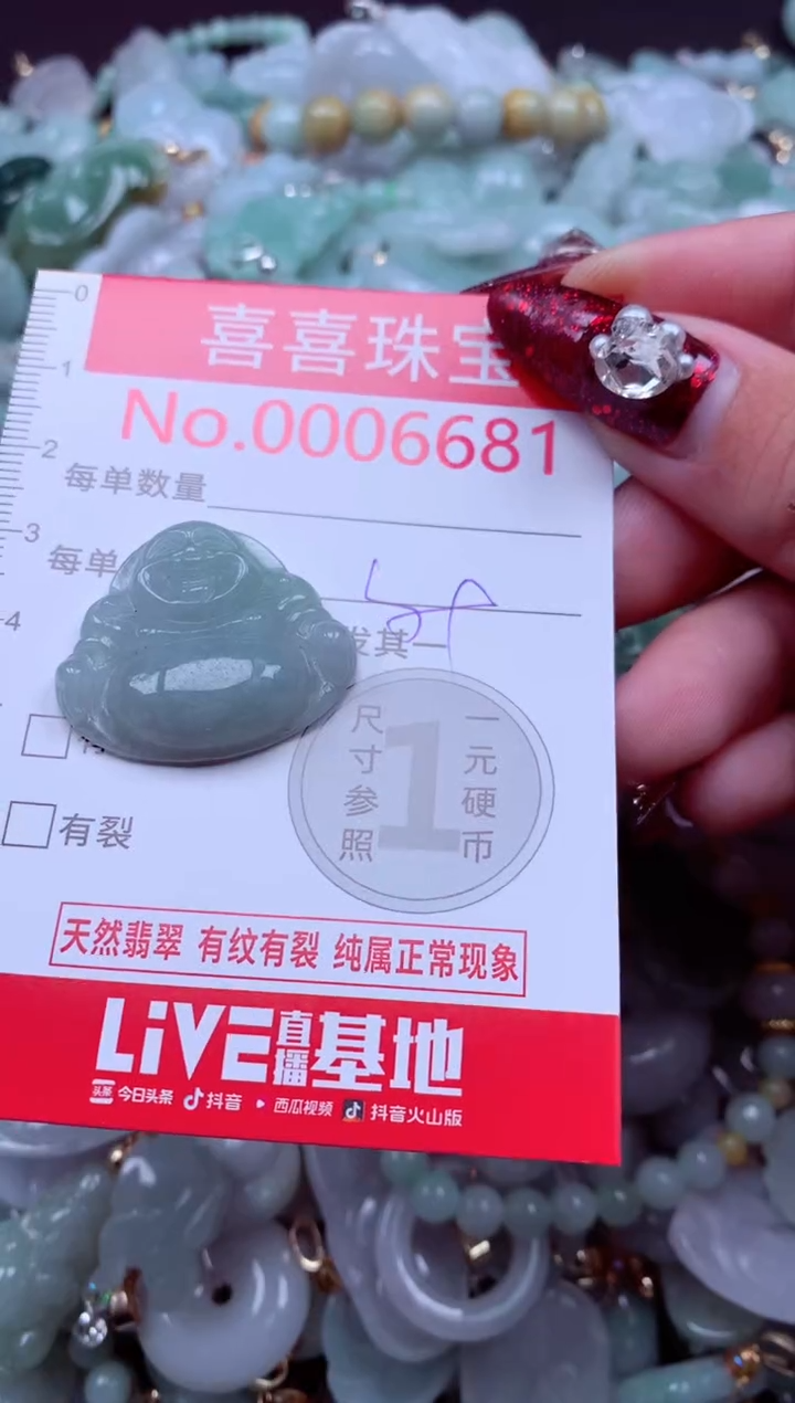 颈饰未镶嵌翡翠6681