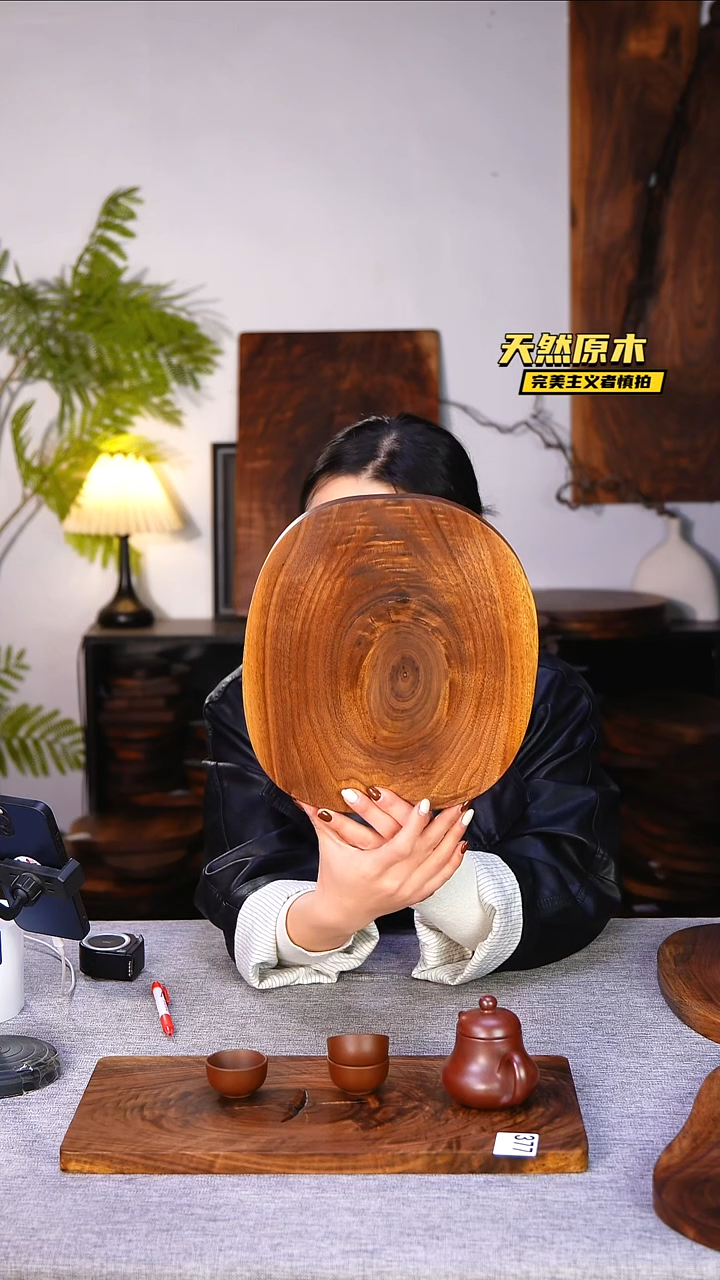 木北美黑胡桃原木.干裂疤结不属于商品质量问题完美主义者慎拍