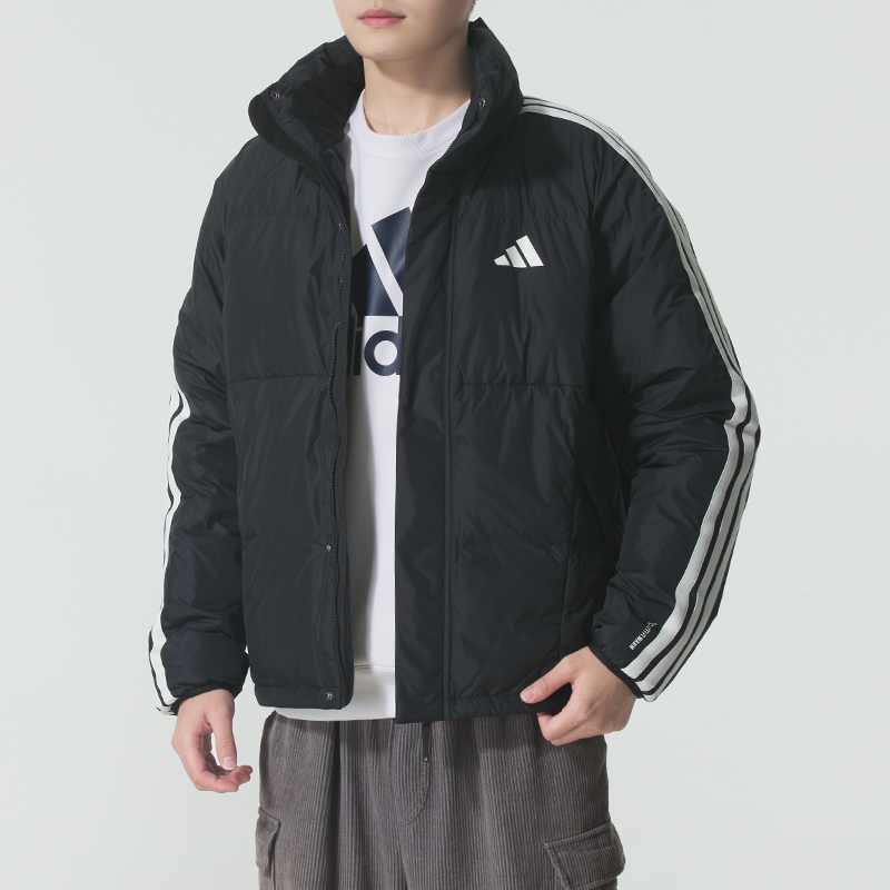 adidas阿迪达斯羽绒服男2025秋冬新款保暖运动休闲羽绒外套KC2487