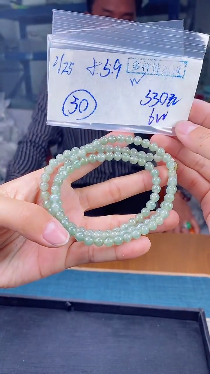 【闪购商品】定制翡翠未镶嵌珠串