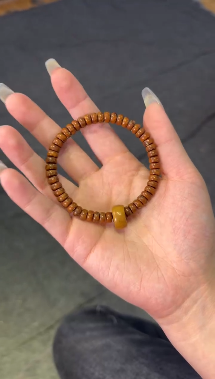 【闪购商品】菩提根/象牙果吊坠 6mm紫金鼠药片