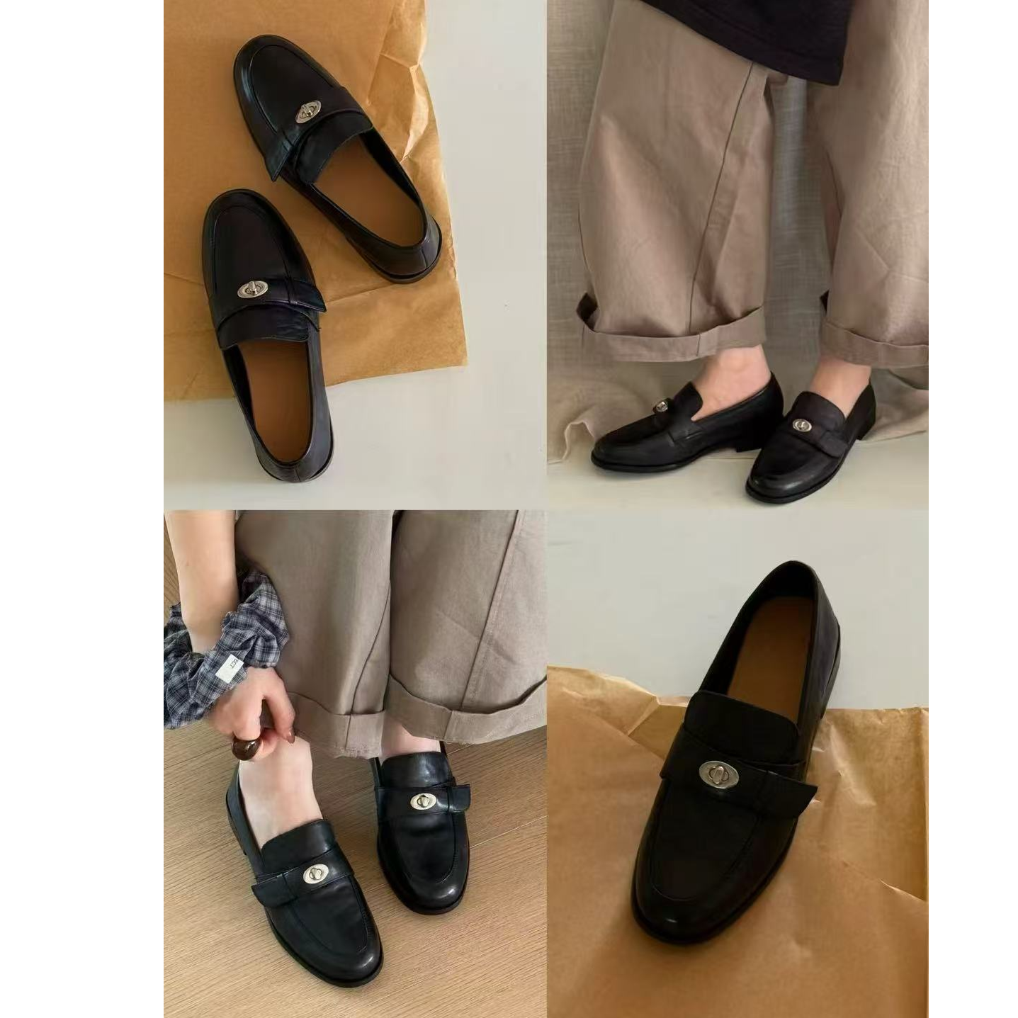 倩倩家舒适乐福鞋(002）
