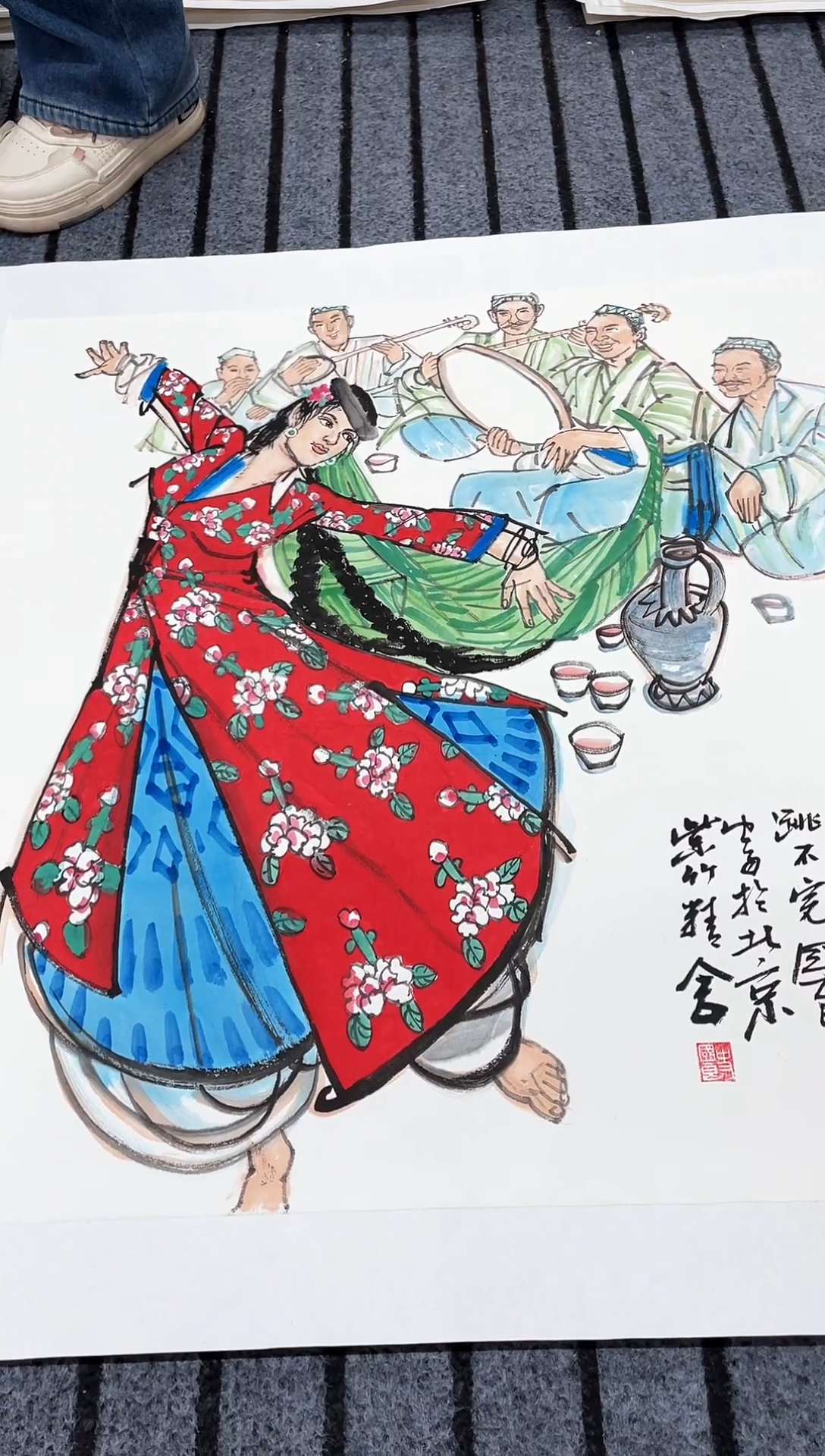 精品国画人物作品