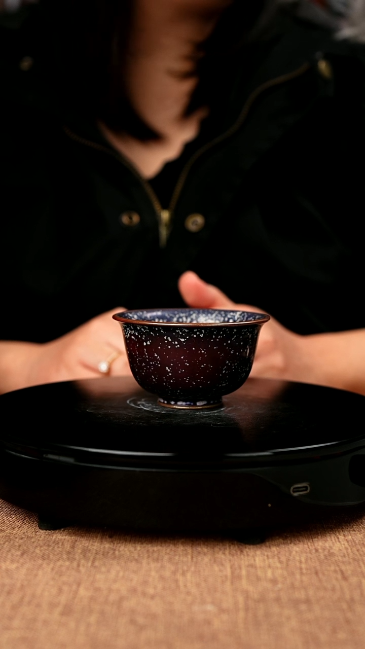 【闪购商品】208#陈亚龙一级品原矿钧瓷炉钧釉压手杯