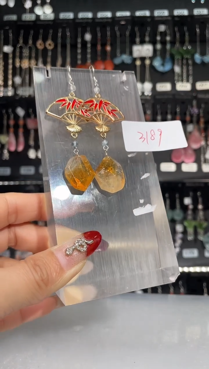 【闪购商品】紫晶耳饰银S925镶嵌喜欢拍