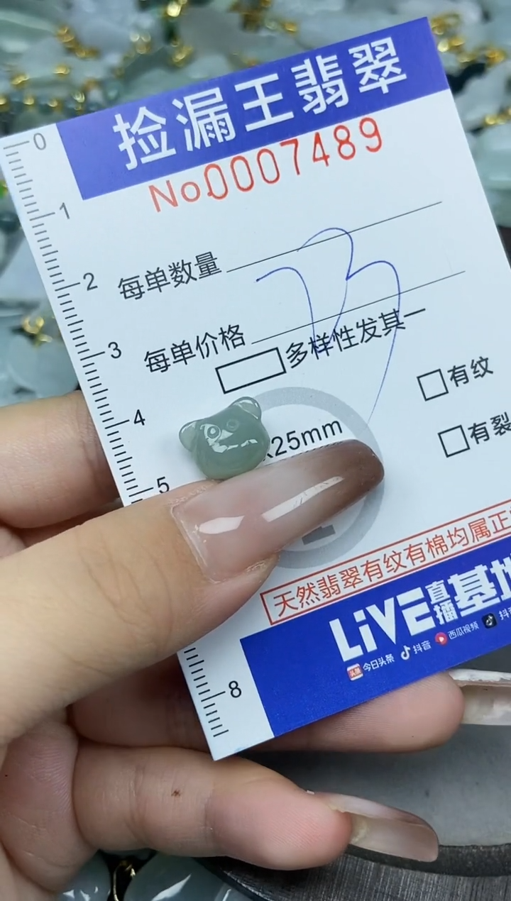 翡翠未镶嵌颈饰天然A货翡翠