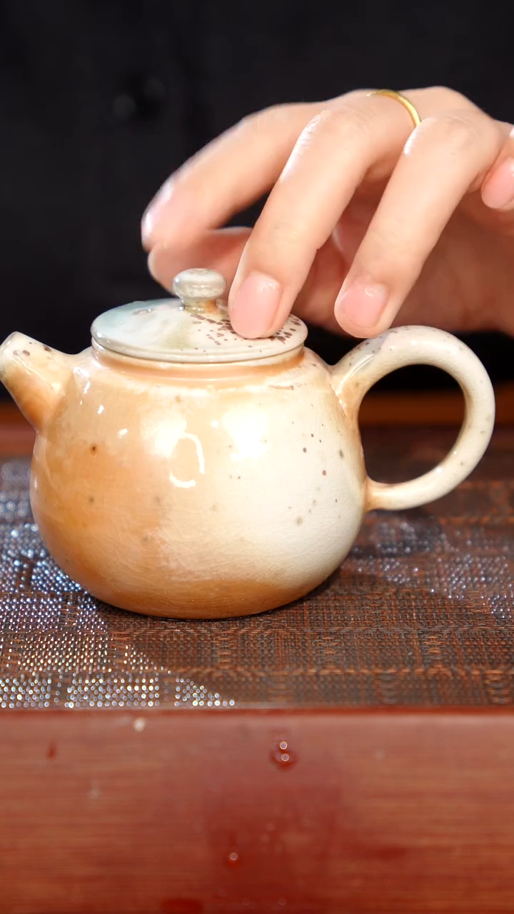 陶瓷奢瓷/瑞寅柴烧茶器（壶）1994