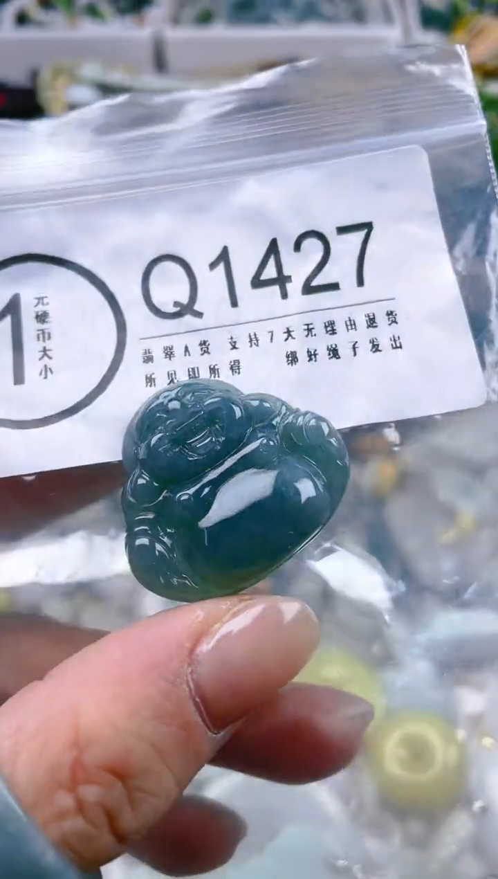 【闪购商品】翡翠颈饰未镶嵌/Q/翡翠A货一图一物