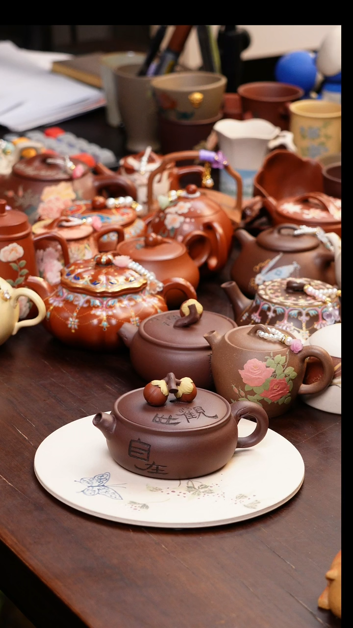 【闪购商品】原矿手工朱妮杯子壶