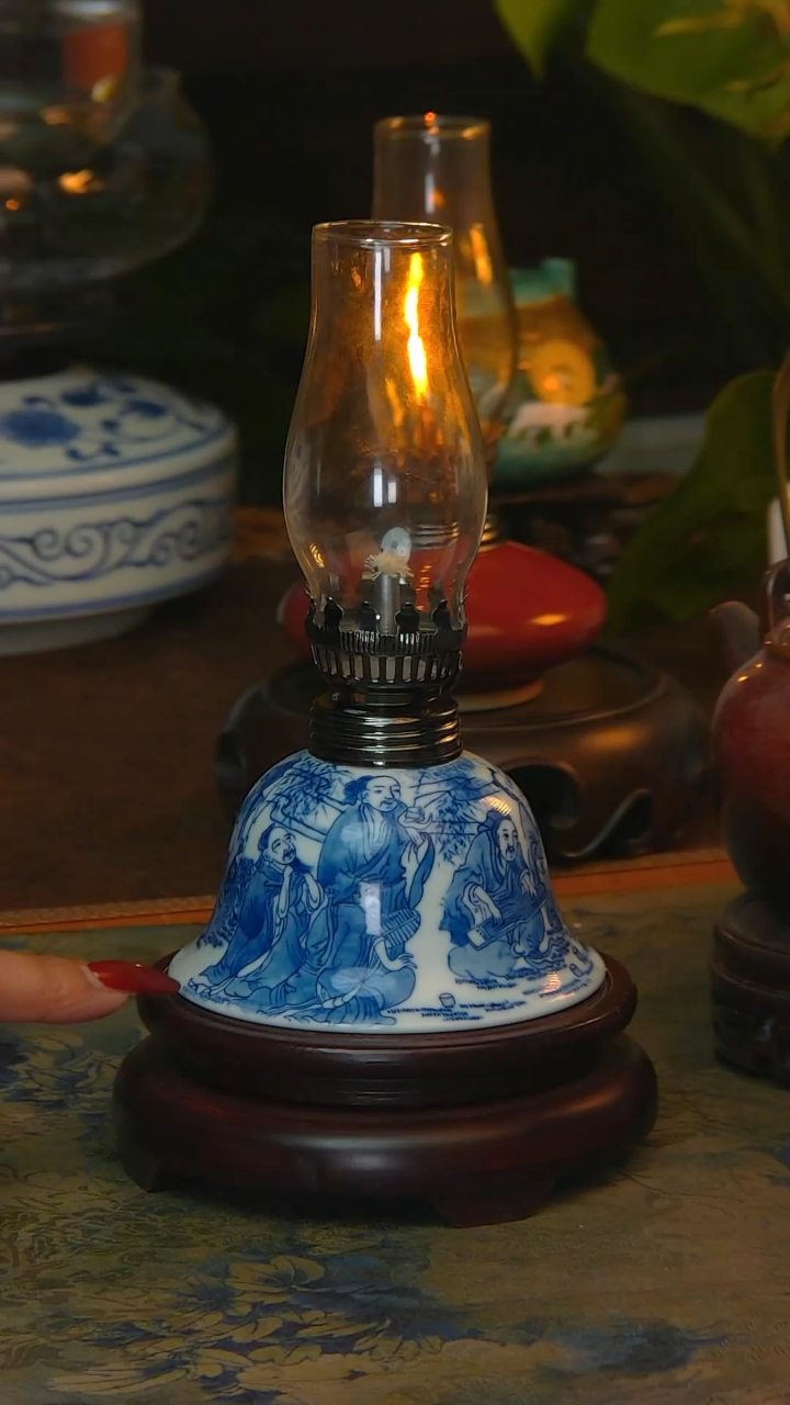 【闪购商品】景德镇陶瓷灯摆件