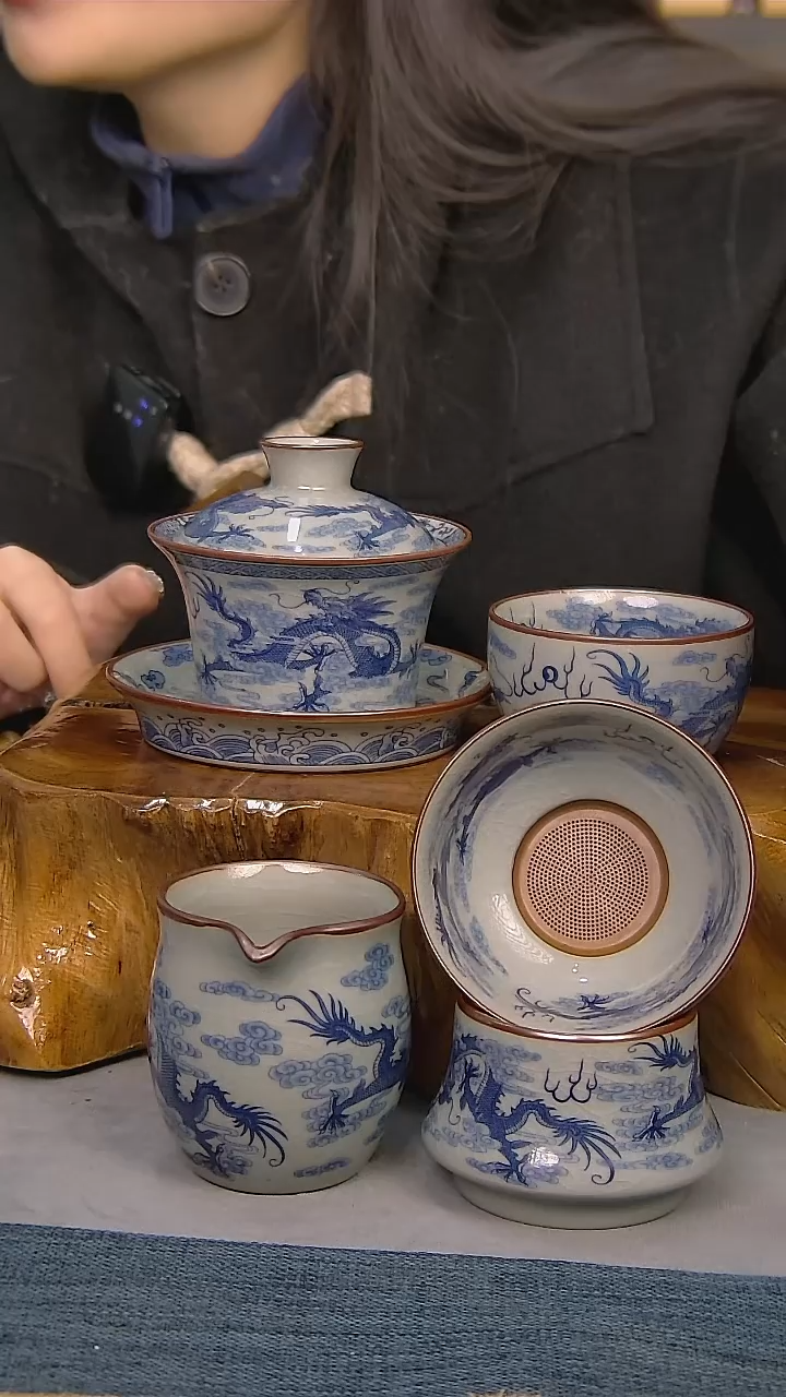 【闪购商品】4件套陶瓷茶具家用简装系列 