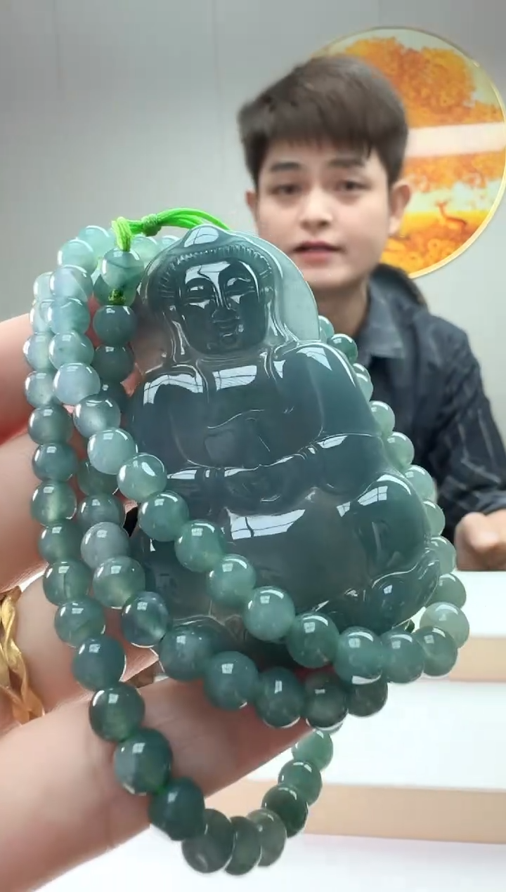 翡翠未镶嵌颈饰多样性随机发其一