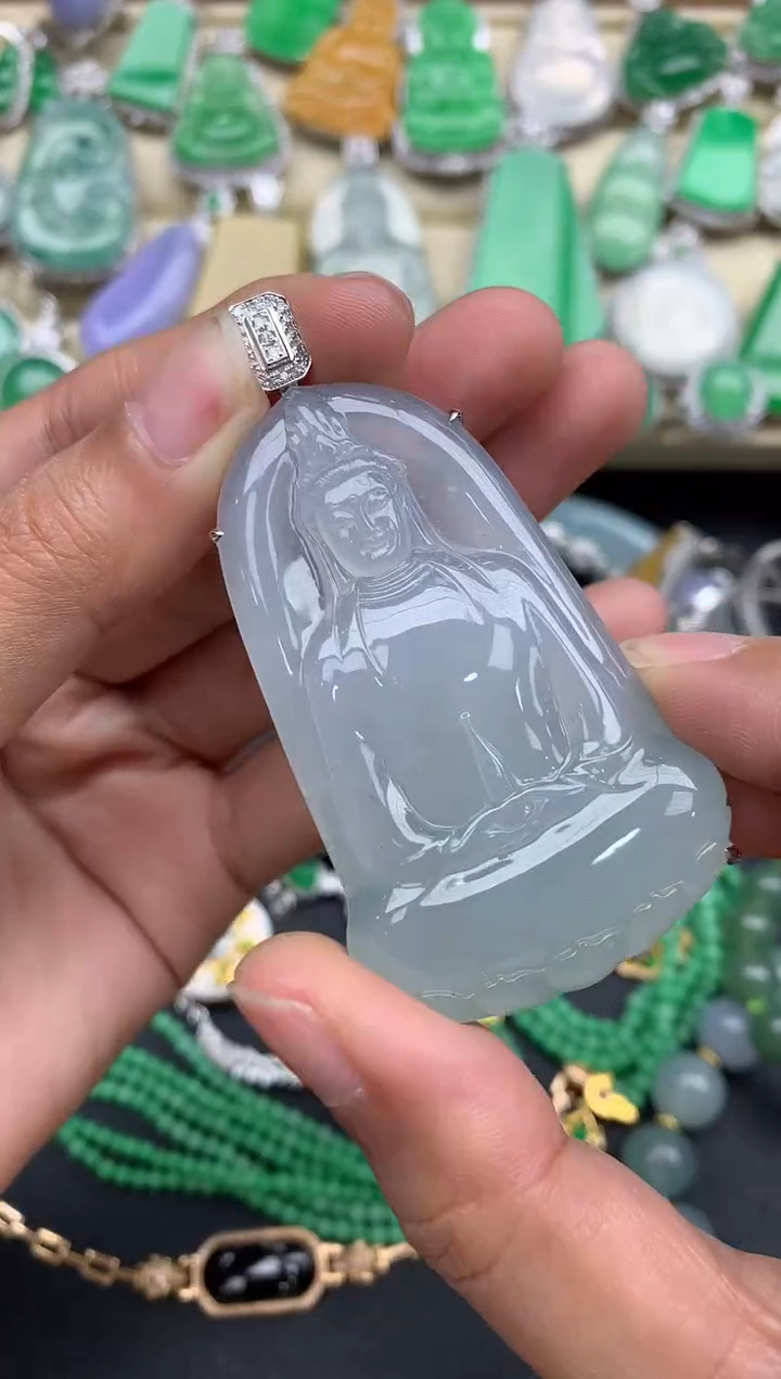 【闪购商品】翡翠颈饰18K金镶嵌208-中国好珍宝