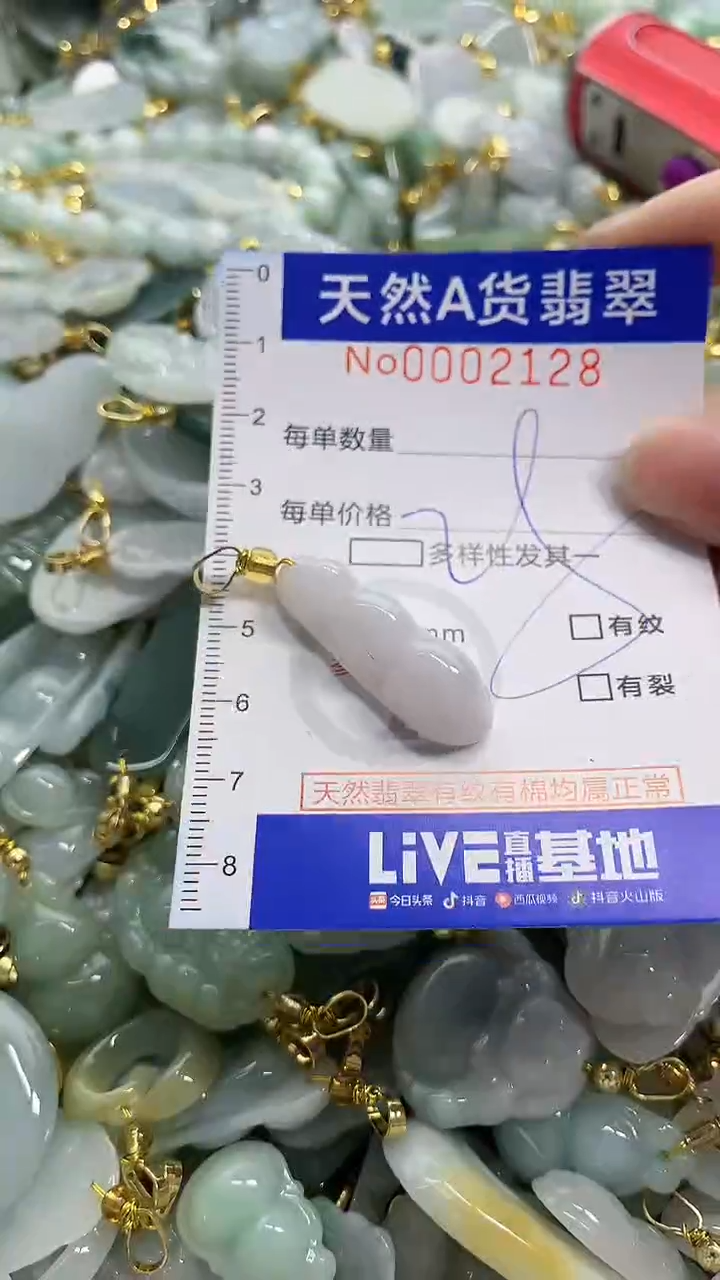 颈饰未镶嵌翡翠天然A货翡翠